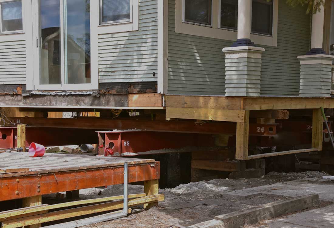 Ace House Leveling structural work beneath a raised Louisiana home